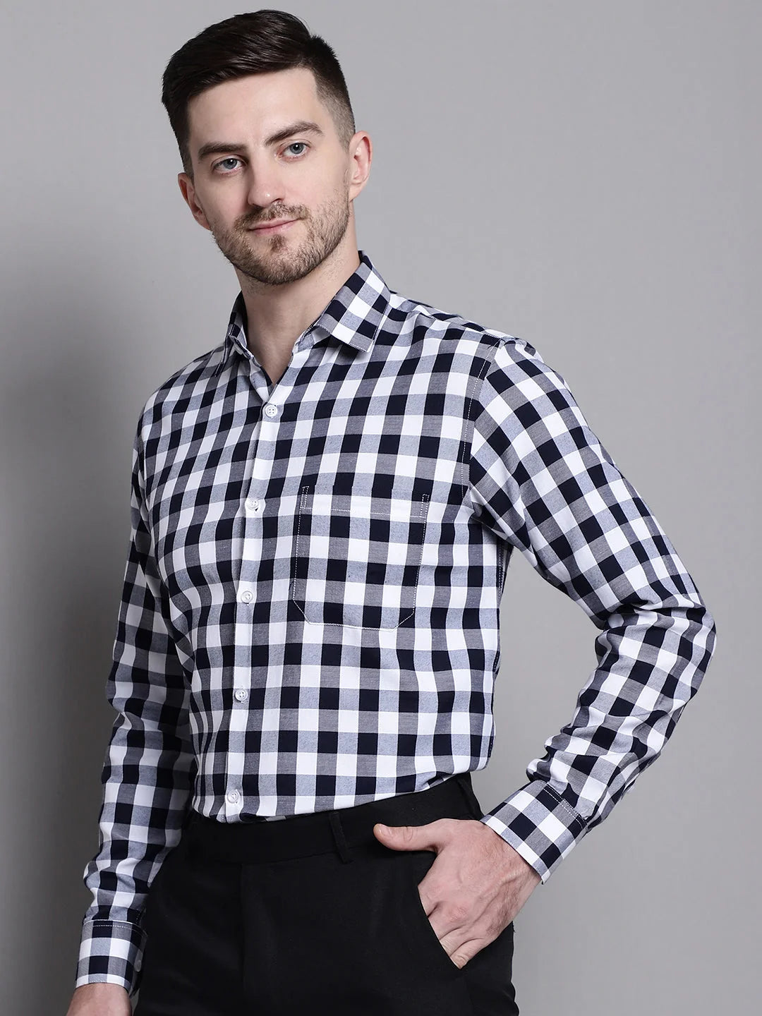 Men's Buffalo Check Formal Best Shirt | Cotton Mens Shirt