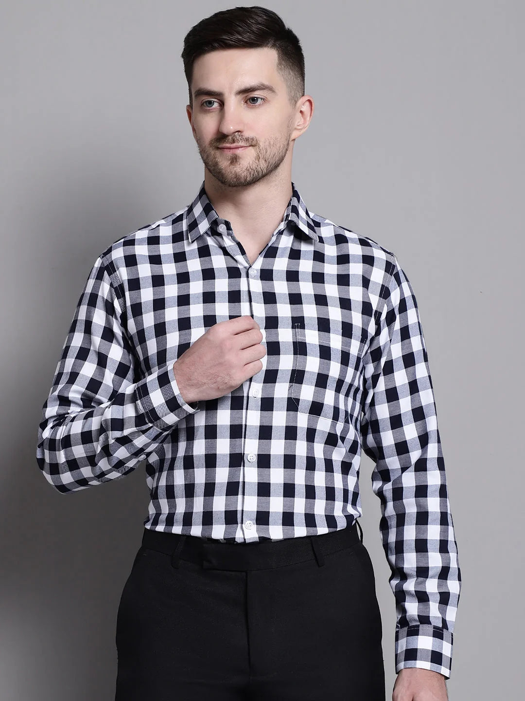 Men's Buffalo Check Formal Best Shirt | Cotton Mens Shirt