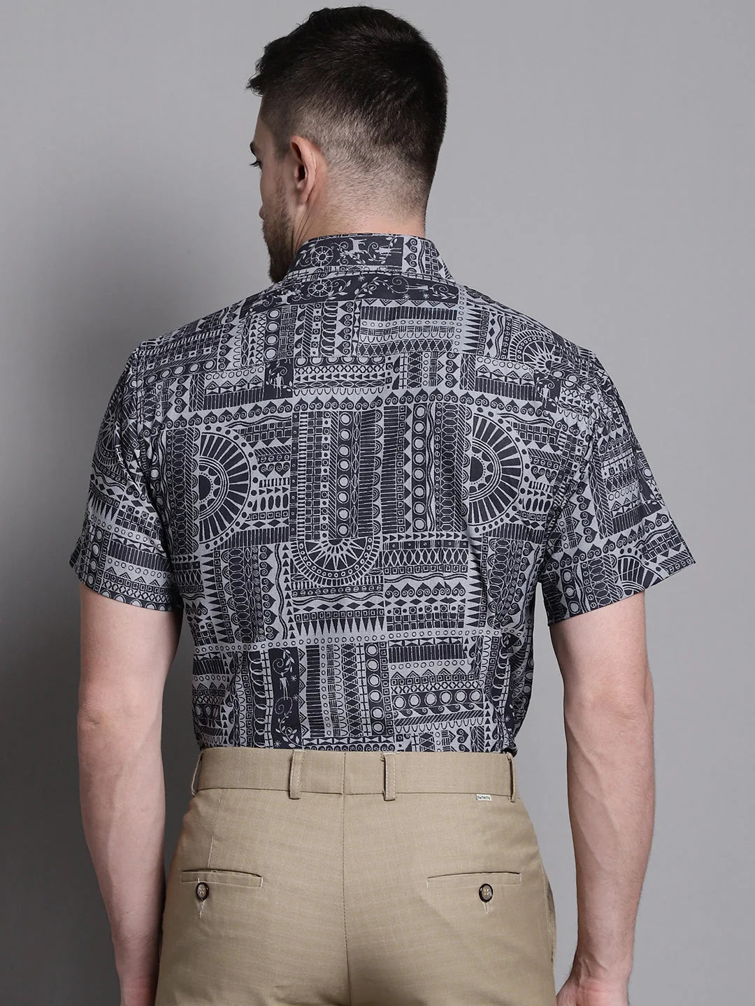 Gental Printed Formal Shirt - Classic Cotton Mens Shirt Designs