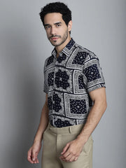 Men Paisley Printed Formal Shirts