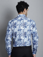 Men's Geomatric Styled Printed Formal Shirts