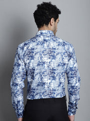Men's Geomatric Styled Printed Formal Shirts