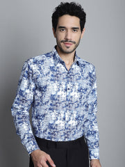 Men's Geomatric Styled Printed Formal Shirts