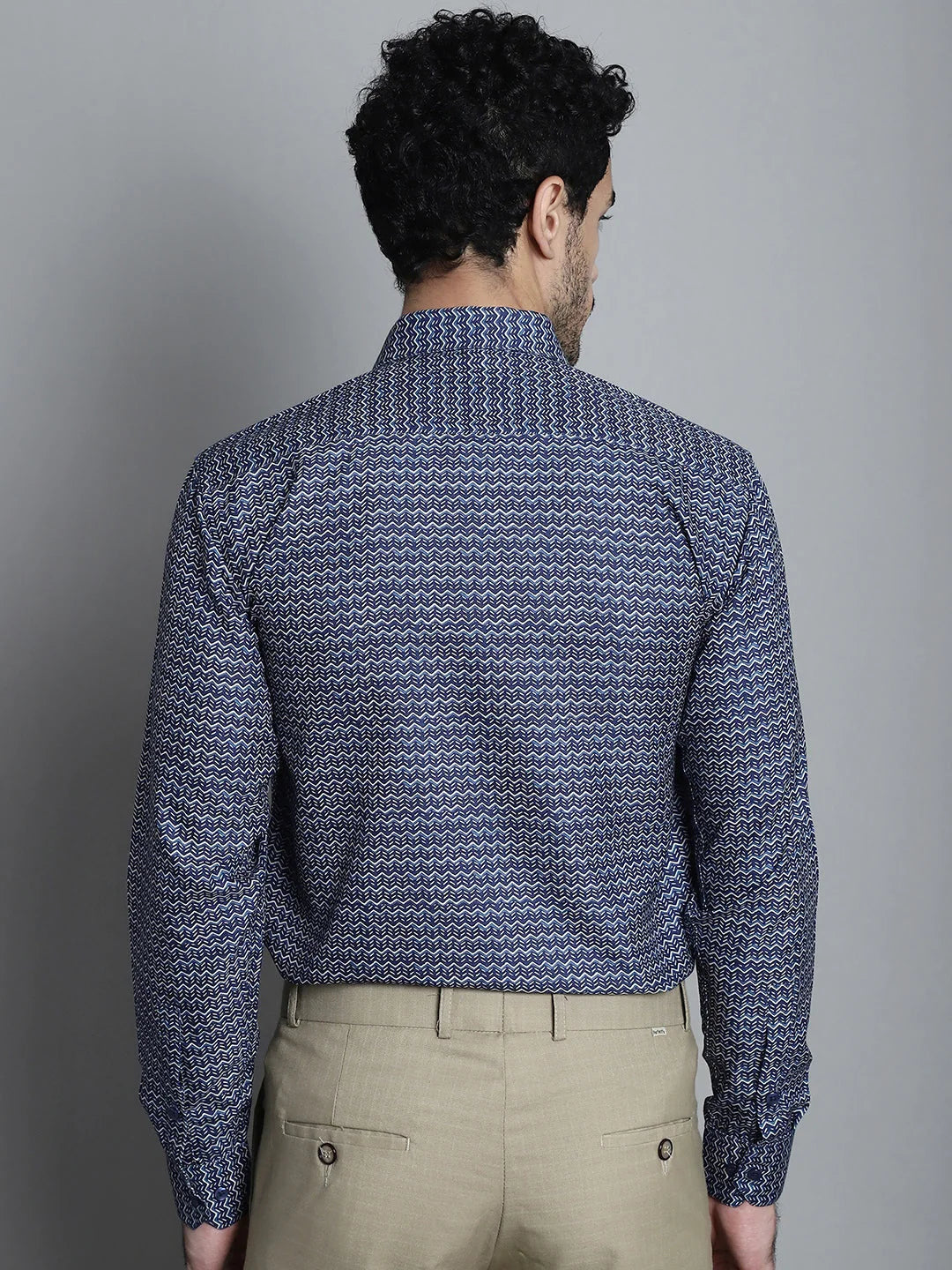 Men's Printed Formal Shirts - Geometric Mens Shirt