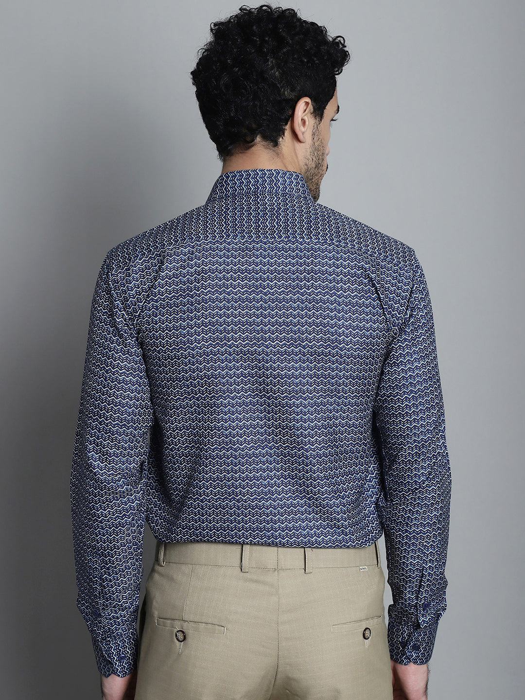 Men's Printed Formal Shirts - Geometric Mens Shirt