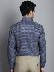 Men's Geomatric Printed Formal Shirts-SF 898