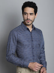 Men's Geomatric Printed Formal Shirts-SF 898