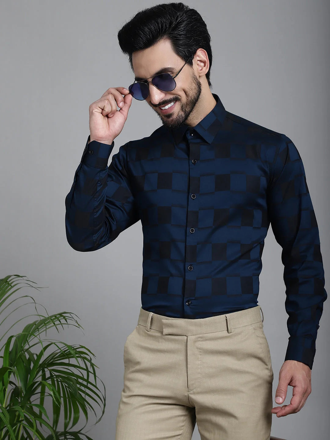 Printed Cotton Mens Shirt - Stylish Formal Shirts SF-901