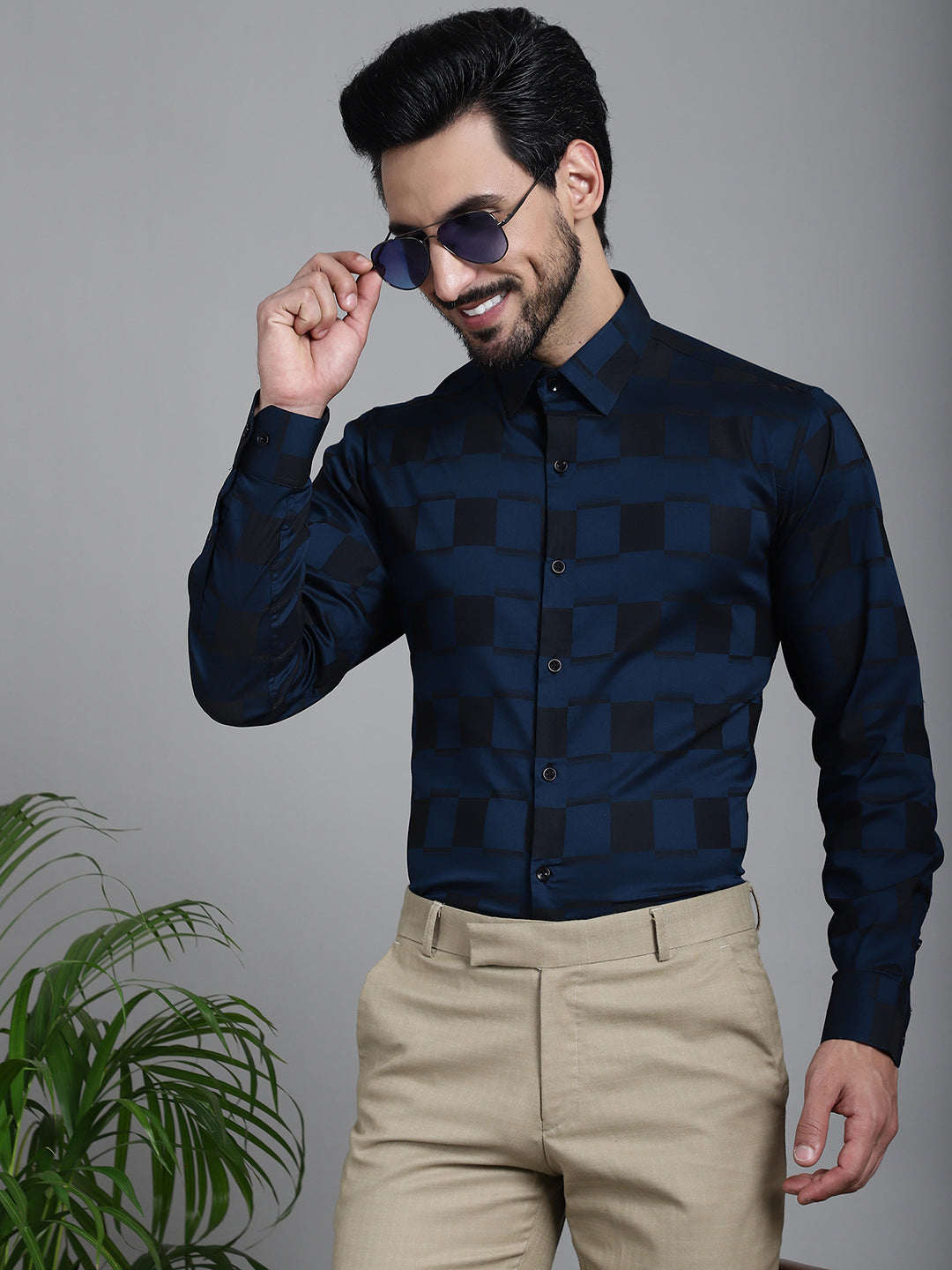 Printed Cotton Mens Shirt - Stylish Formal Shirts SF-901