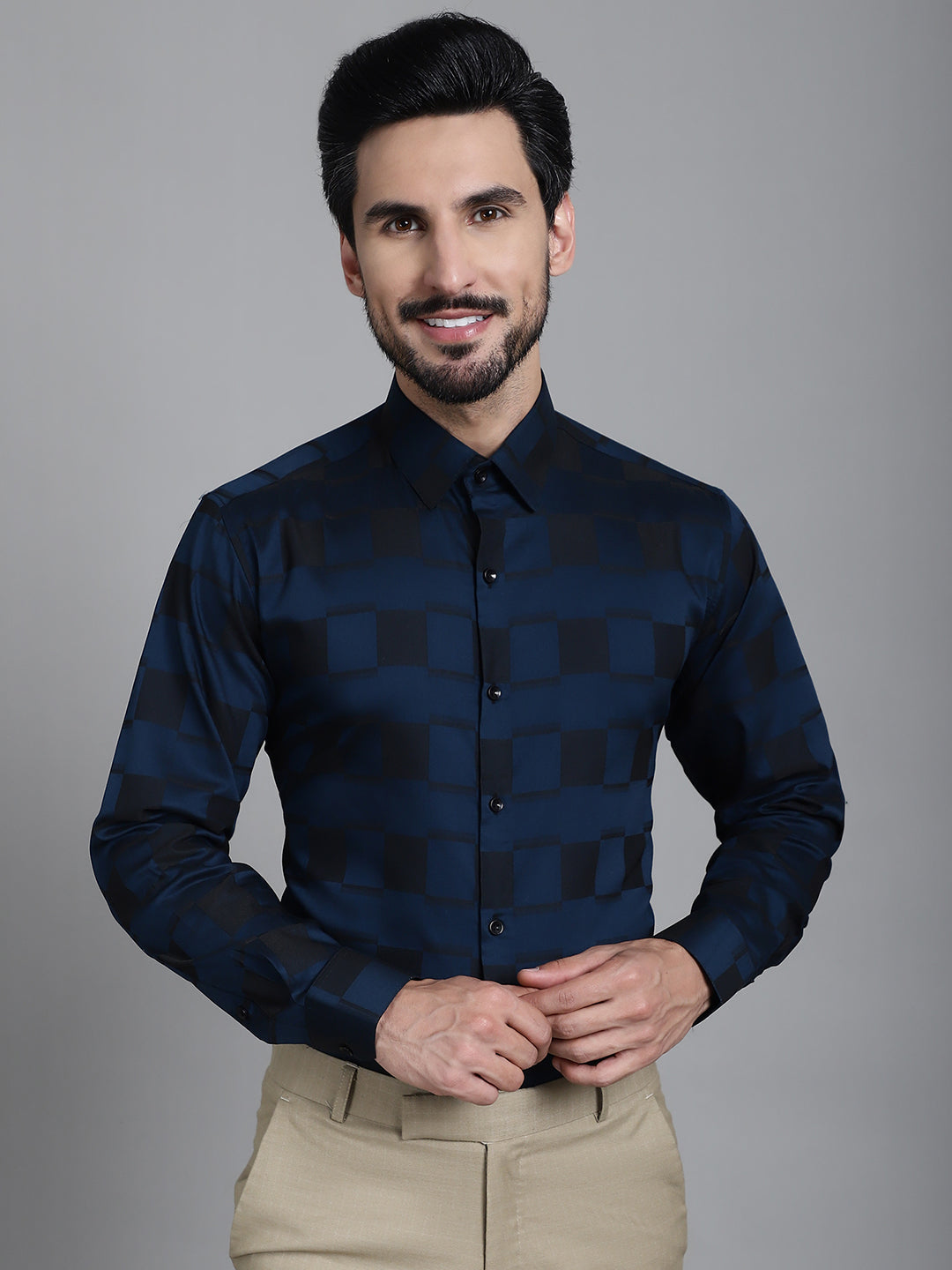 Printed Cotton Mens Shirt - Stylish Formal Shirts SF-901