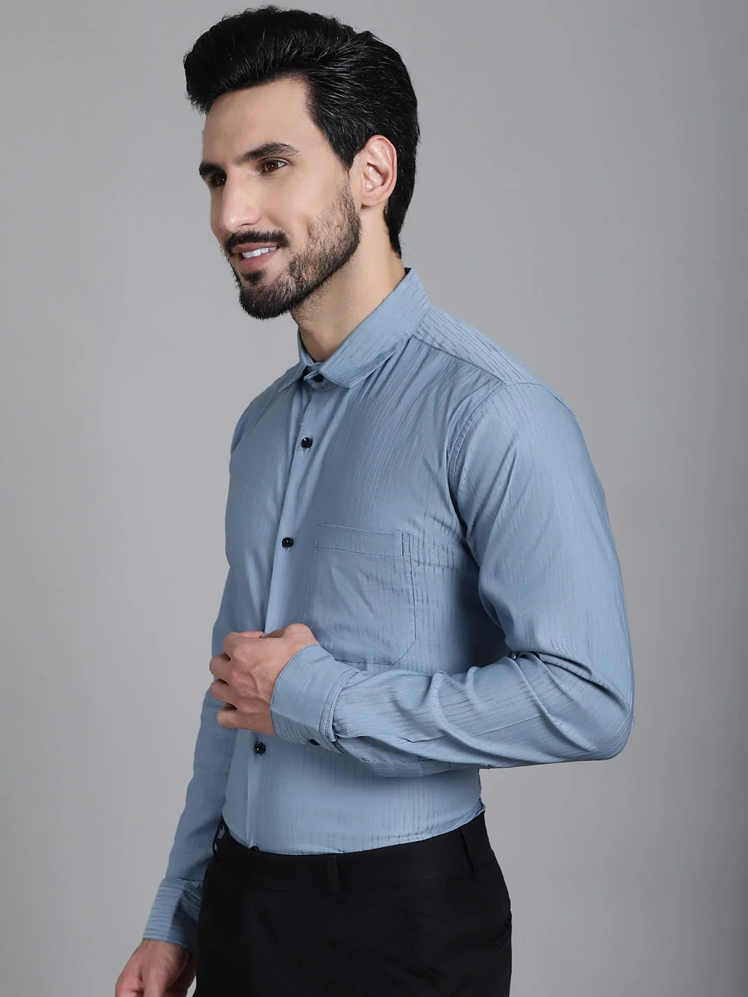 Cotton Formal Shirts SF-905 | Woven Design Mens Shirt