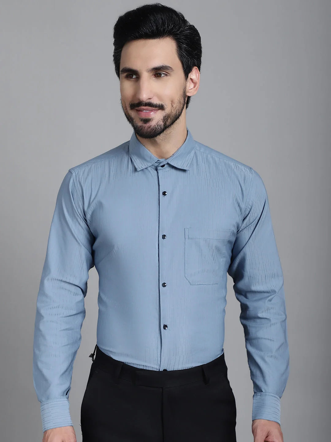 Cotton Formal Shirts SF-905 | Woven Design Mens Shirt