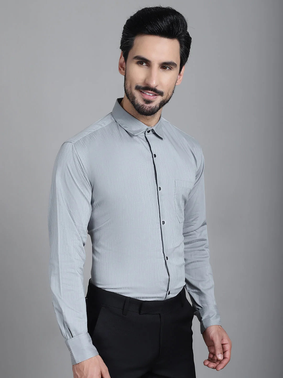 Woven Design Cotton Mens Shirt | Formal Shirts
