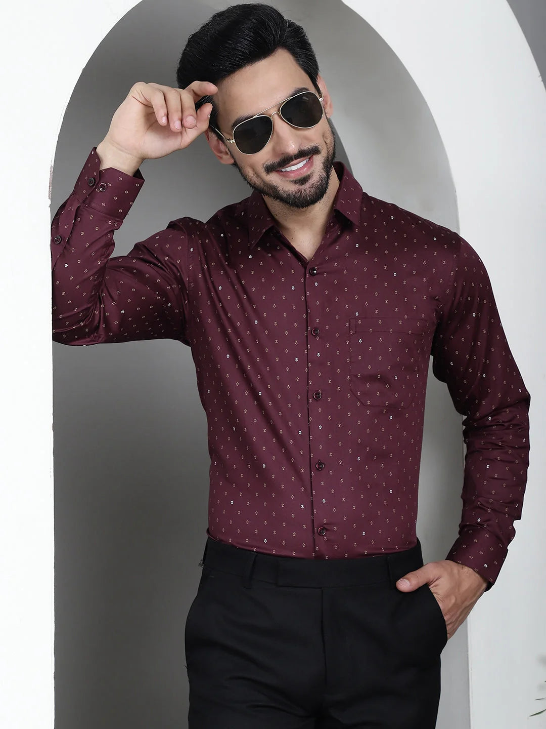 Printed Formal Shirt - Stylish Cotton Mens Shirt Collection