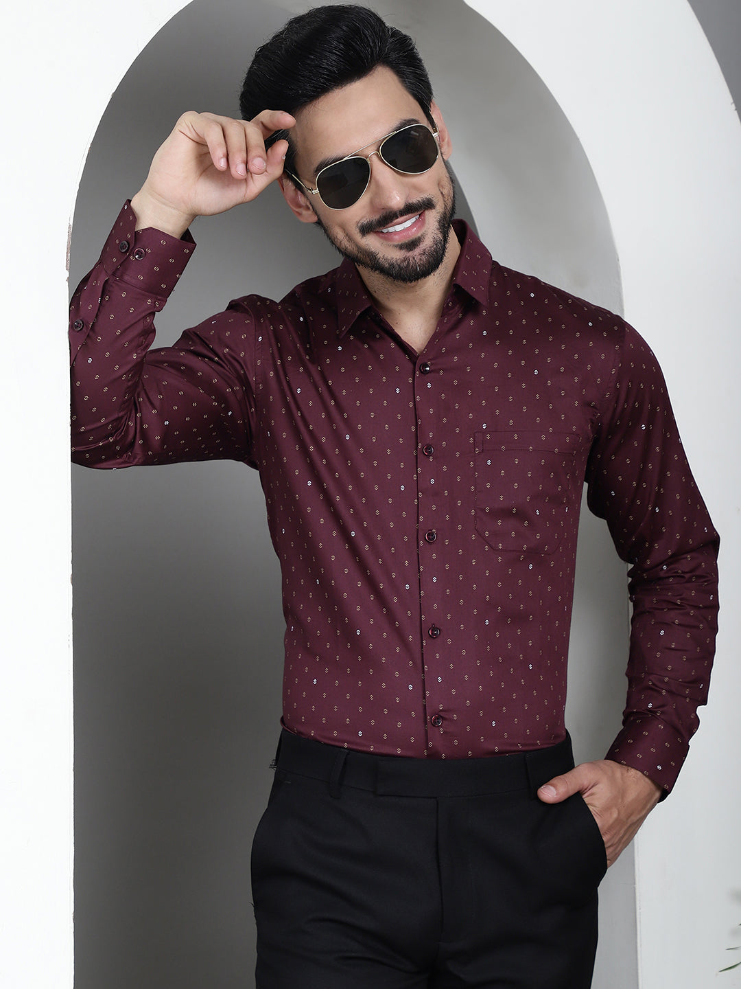 Printed Formal Shirt - Stylish Cotton Mens Shirt Collection