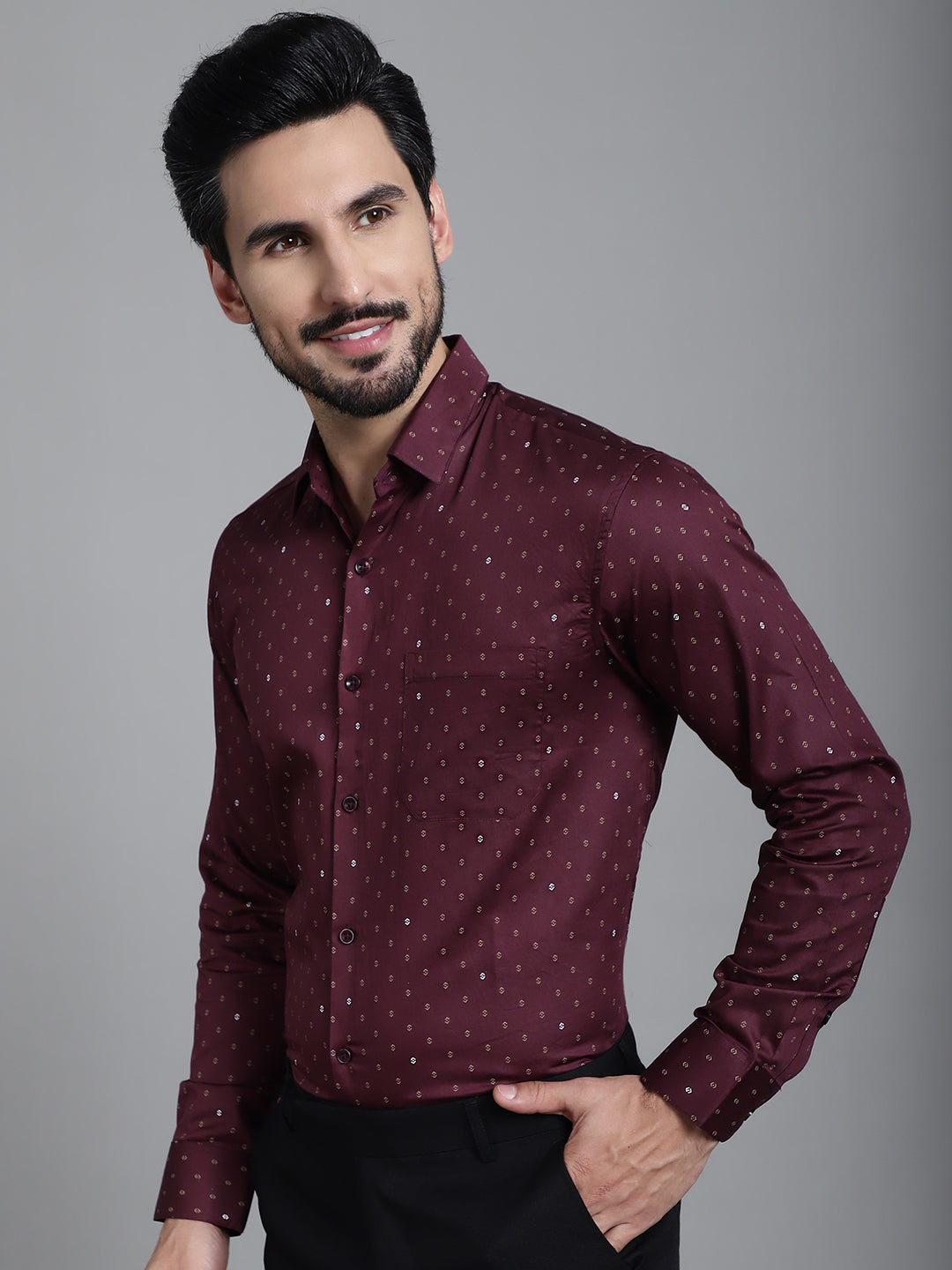Printed Formal Shirt - Stylish Cotton Mens Shirt Collection
