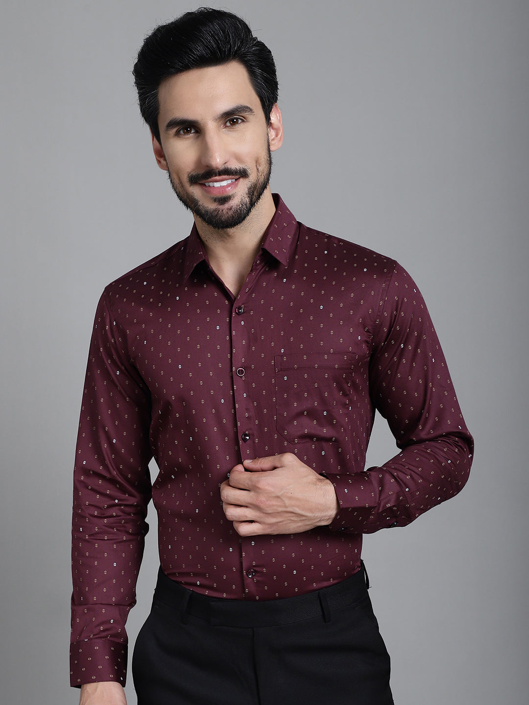 Printed Formal Shirt - Stylish Cotton Mens Shirt Collection