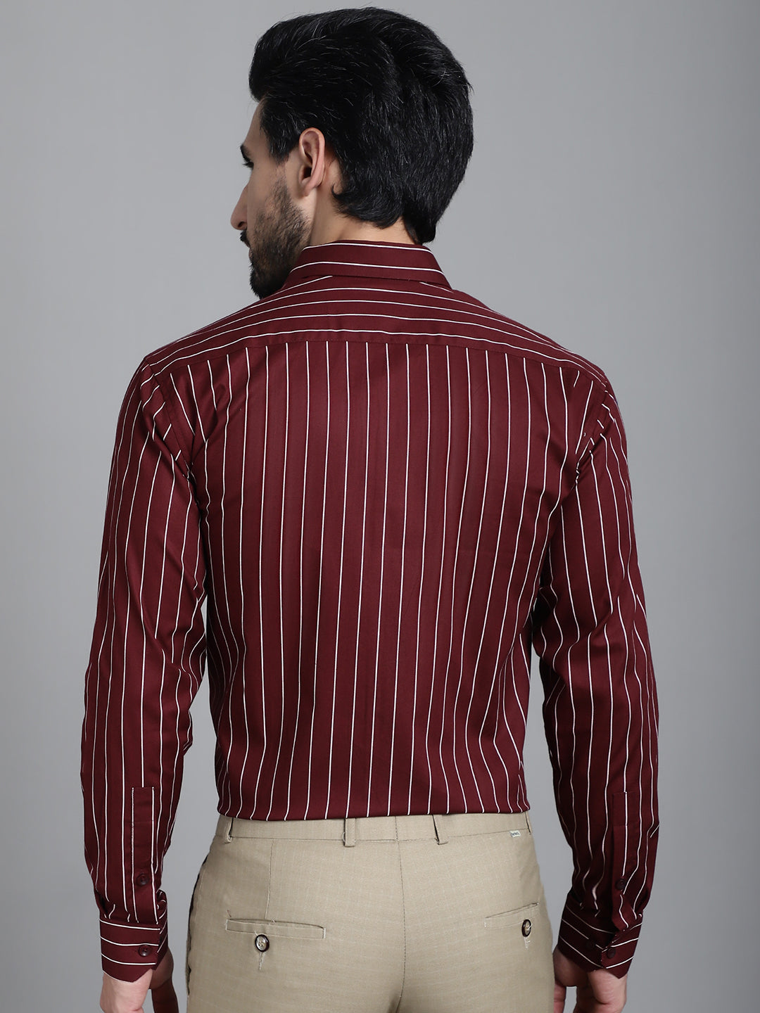 Striped Formal Shirt - Premium Cotton Mens Shirt Collection