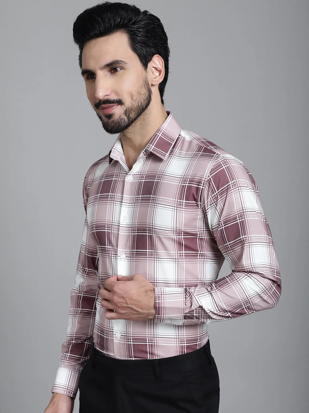 Checked Formal Shirts - New Arrival - Cotton Shirt for Men