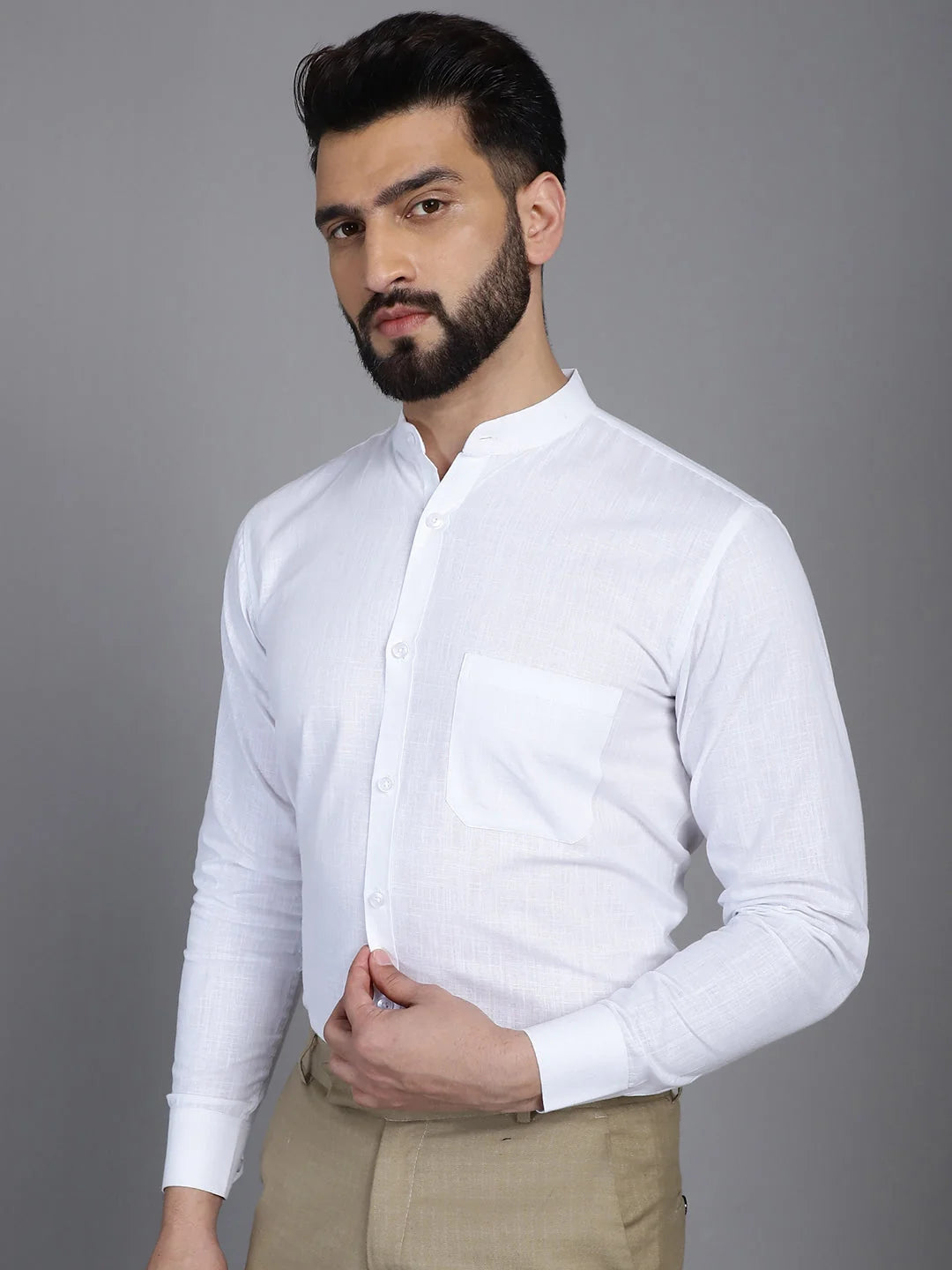 Cotton Solid Formal Shirts for Men - Mens Shirt Collection