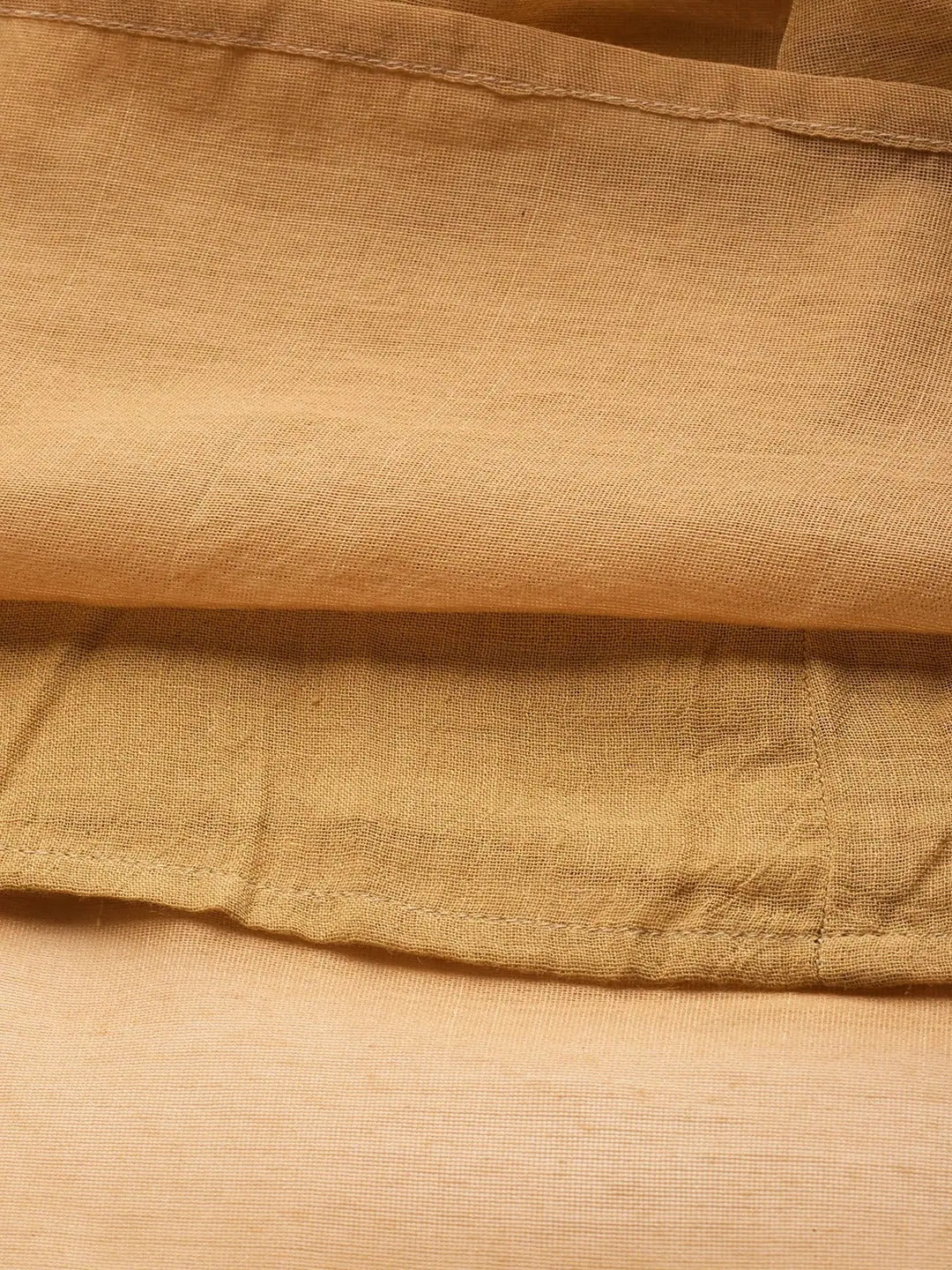 Brown Gota Patti Gathered Dress | Indian Dresses Online Now!