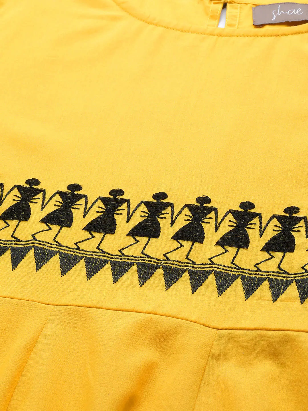 Yellow Embroidered Anarkali Dress - Festive Lehenga & Ethnic Wear