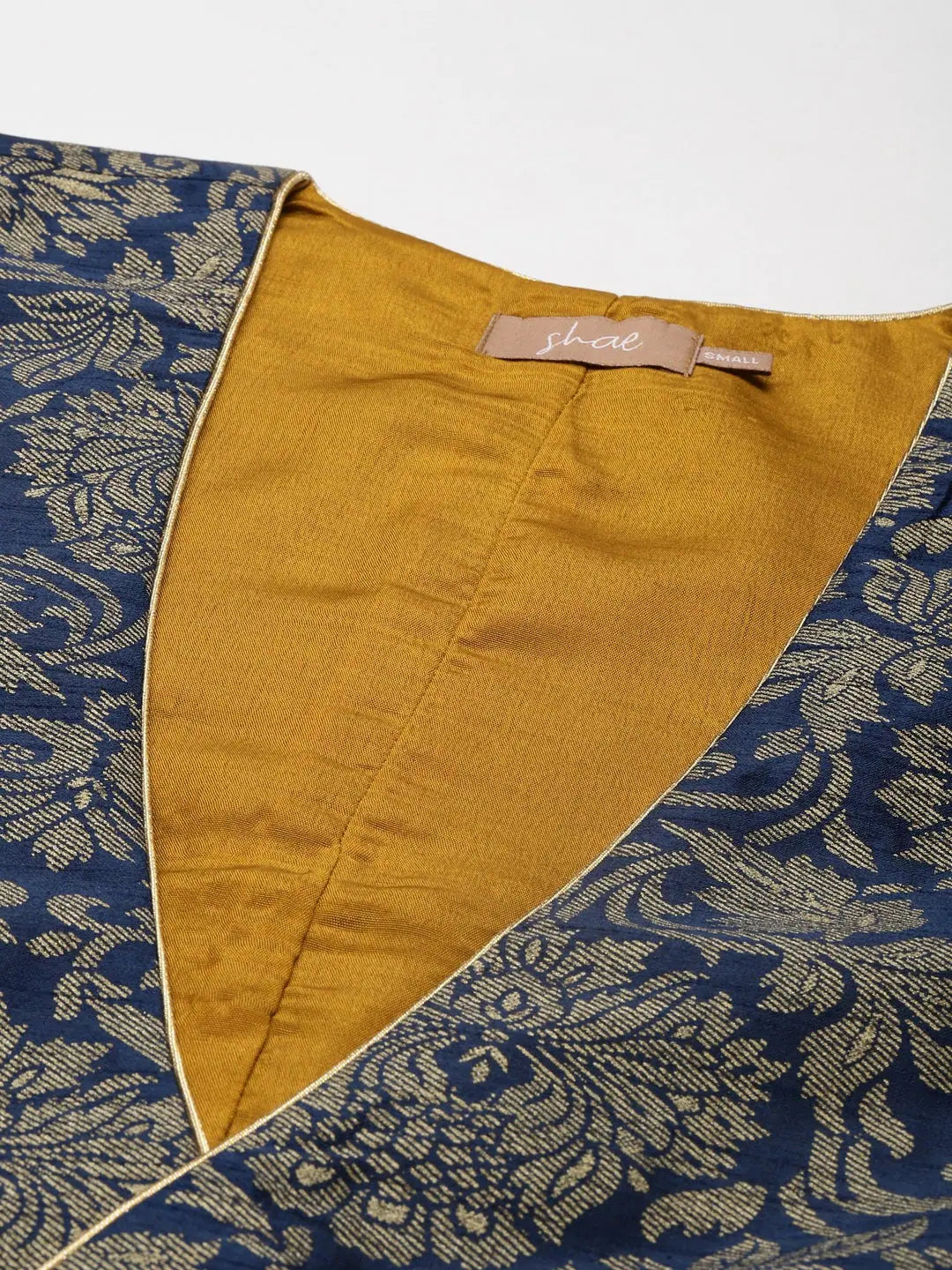 Women's Printed Navy Sleeveless Jacket | Fashion Outerwear