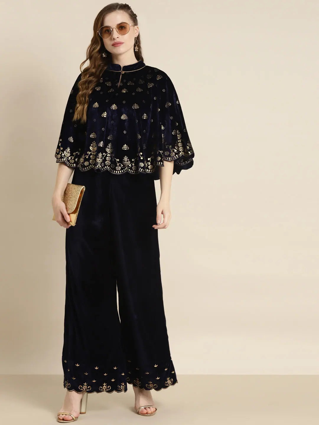 Printed Navy Women's Jacket - Trendy Women's Outerwear