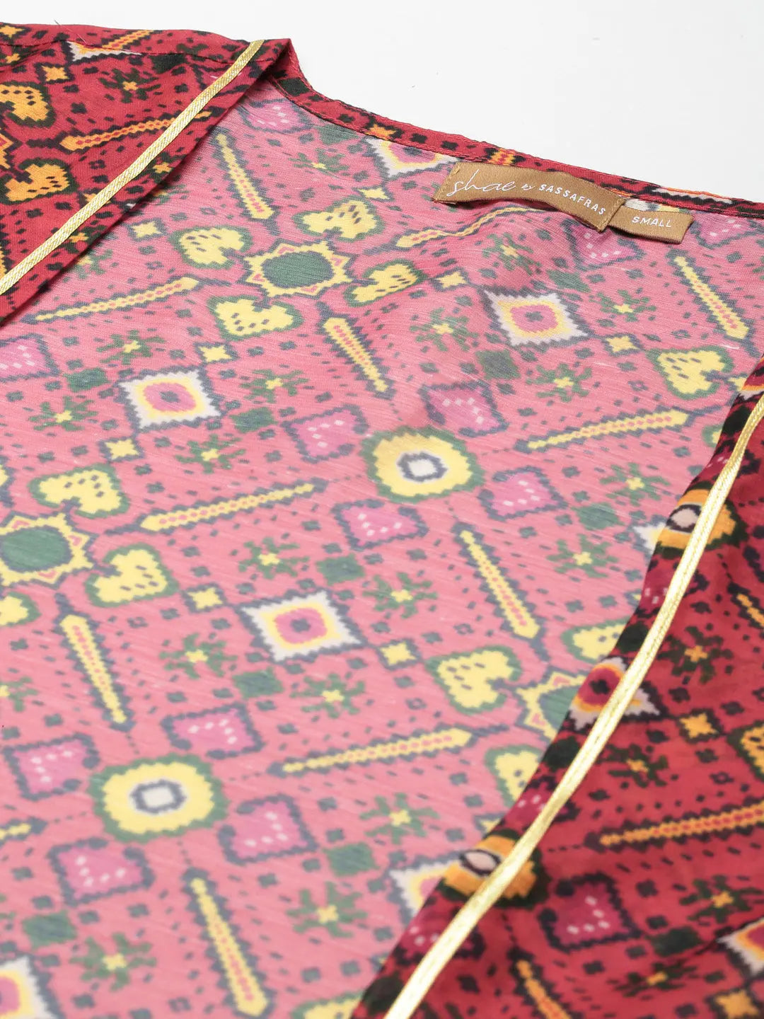 Women's Maroon Printed Jacket - Trendy Women's Fashion Jackets