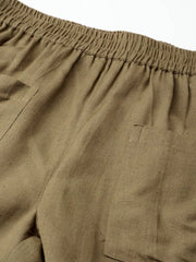 Olive Patch Pocket Pants