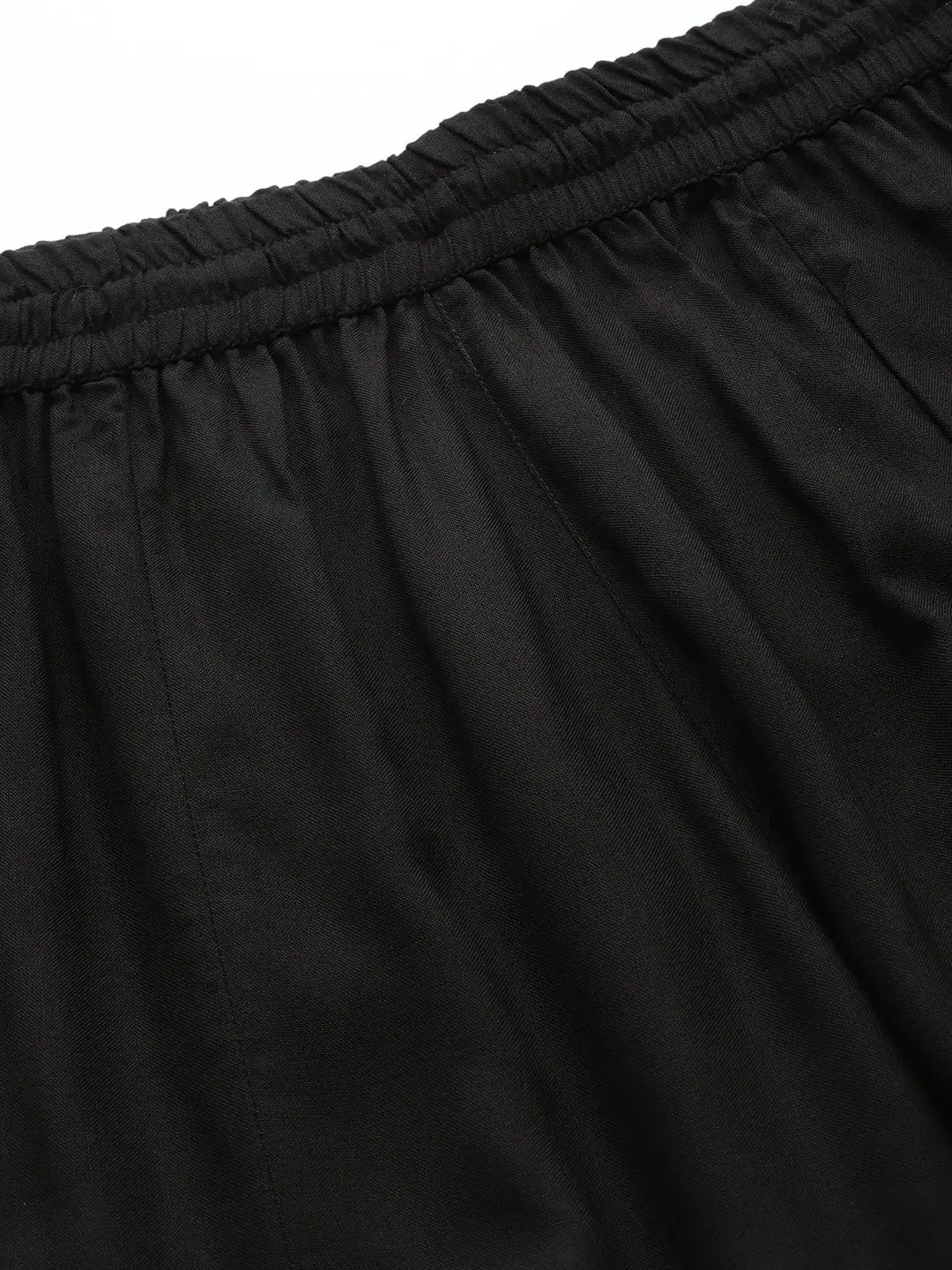 Black Kali Liva Palazzo Pants | Designer Women's Palazzo