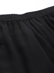 Women Black Flared Sharara Palazzo Pants
