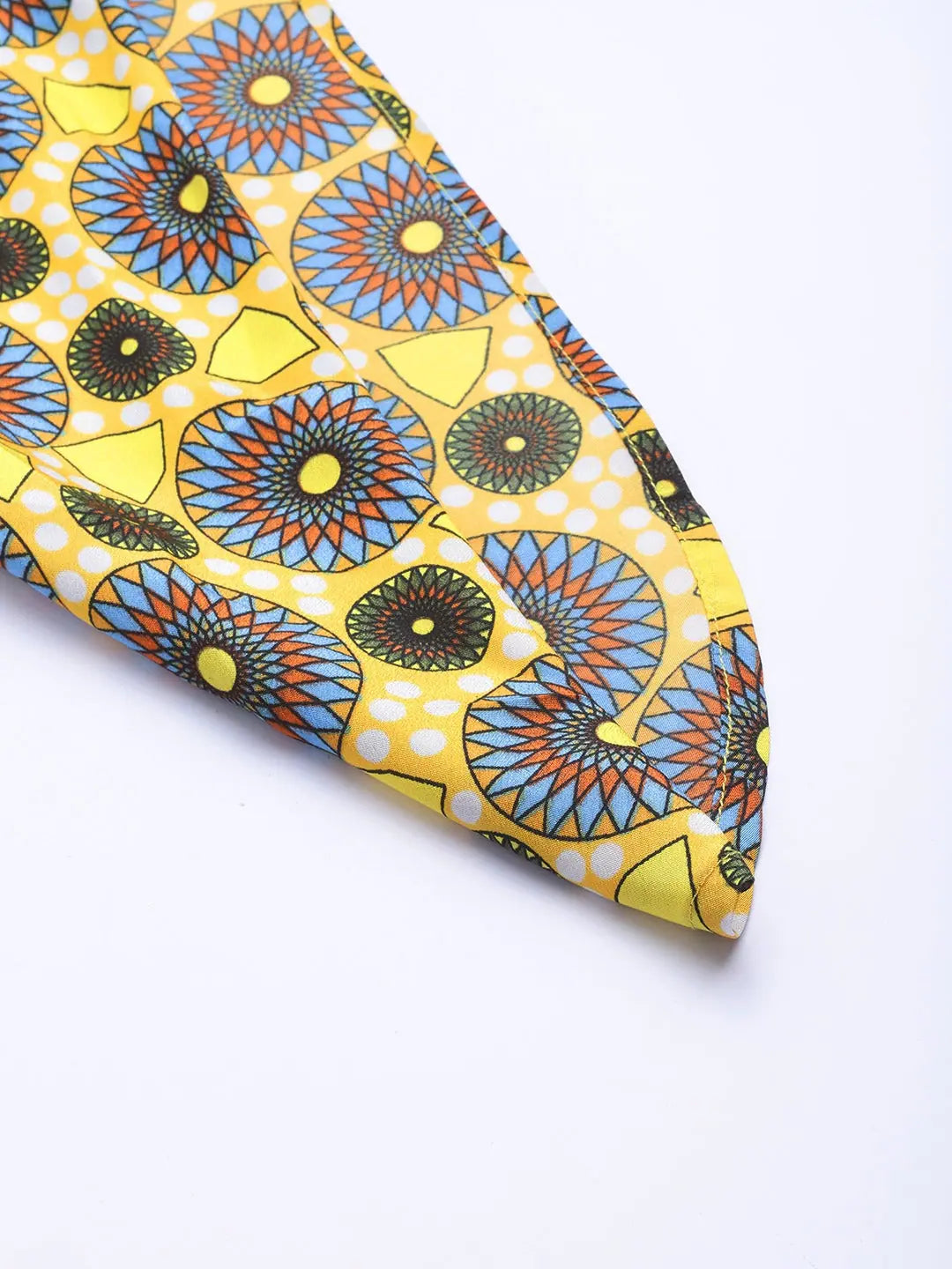 Yellow Geometric Dhoti Pants | Designer Ethnic Pants for Women