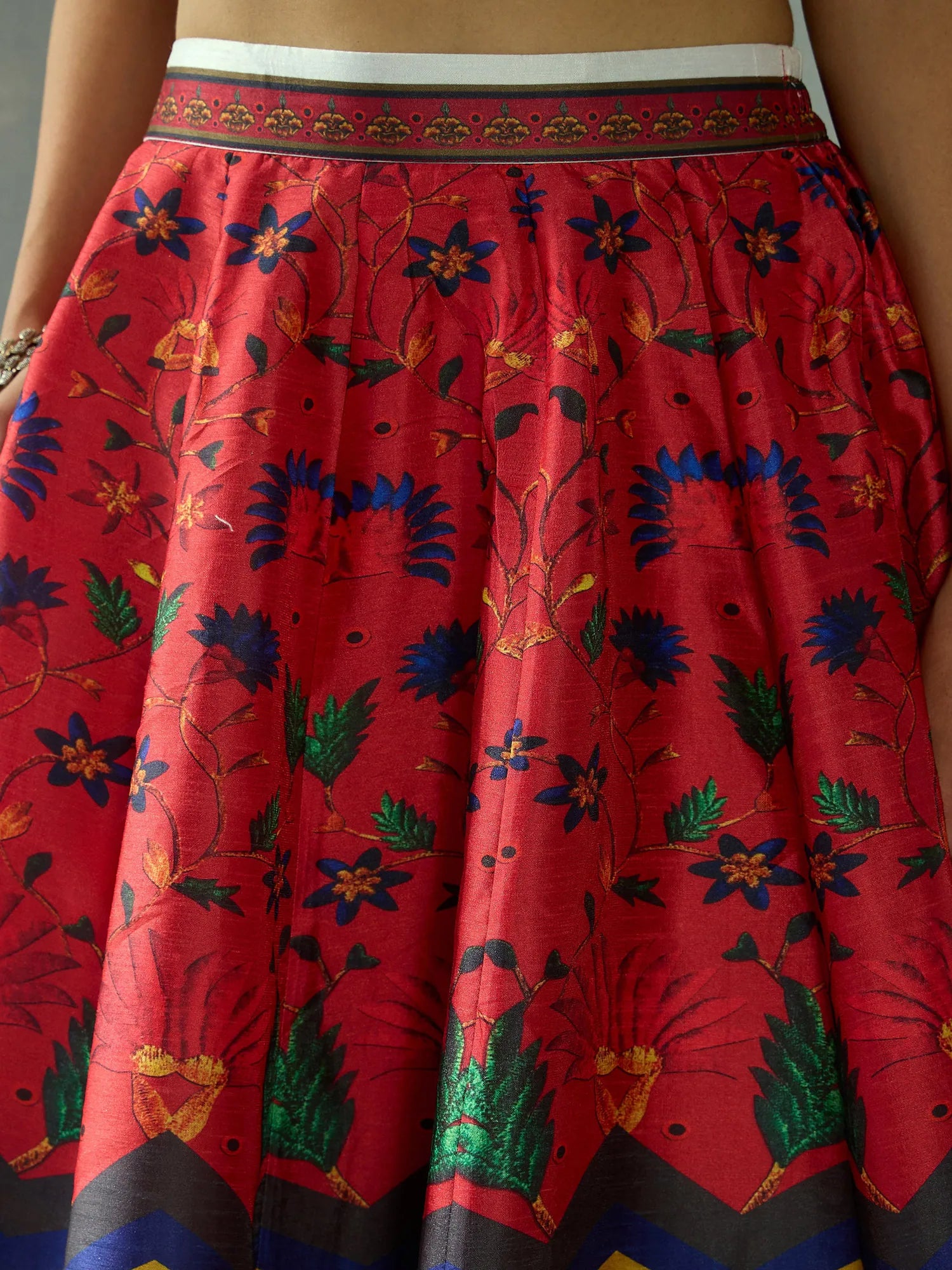 Floral Lehenga Choli Set - Women's Designer Lehenga