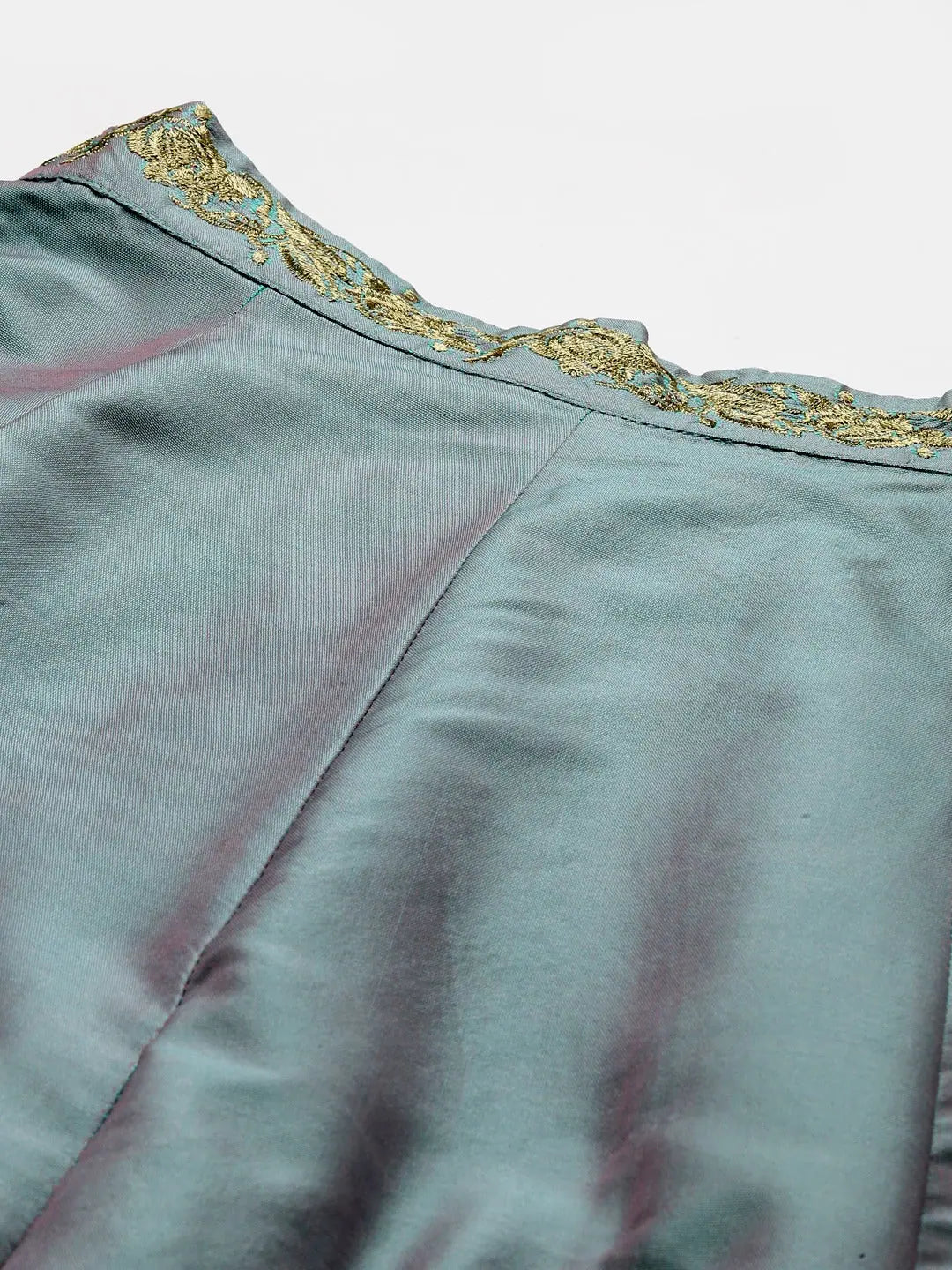 Sea Green Embroidered Anarkali Skirt | Ethnic Skirts for Women