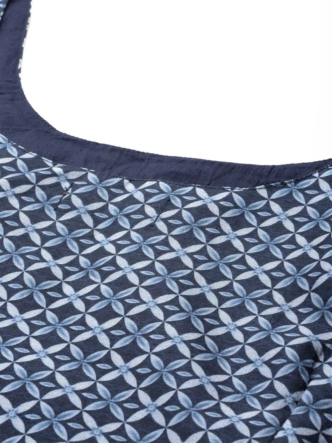 Indigo Floral Crop Top | Designer Lehenga Choli Look for Women