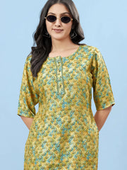 Silk Viscose with owen zari Digital Print with Inner-MLWSHKT8035MUL