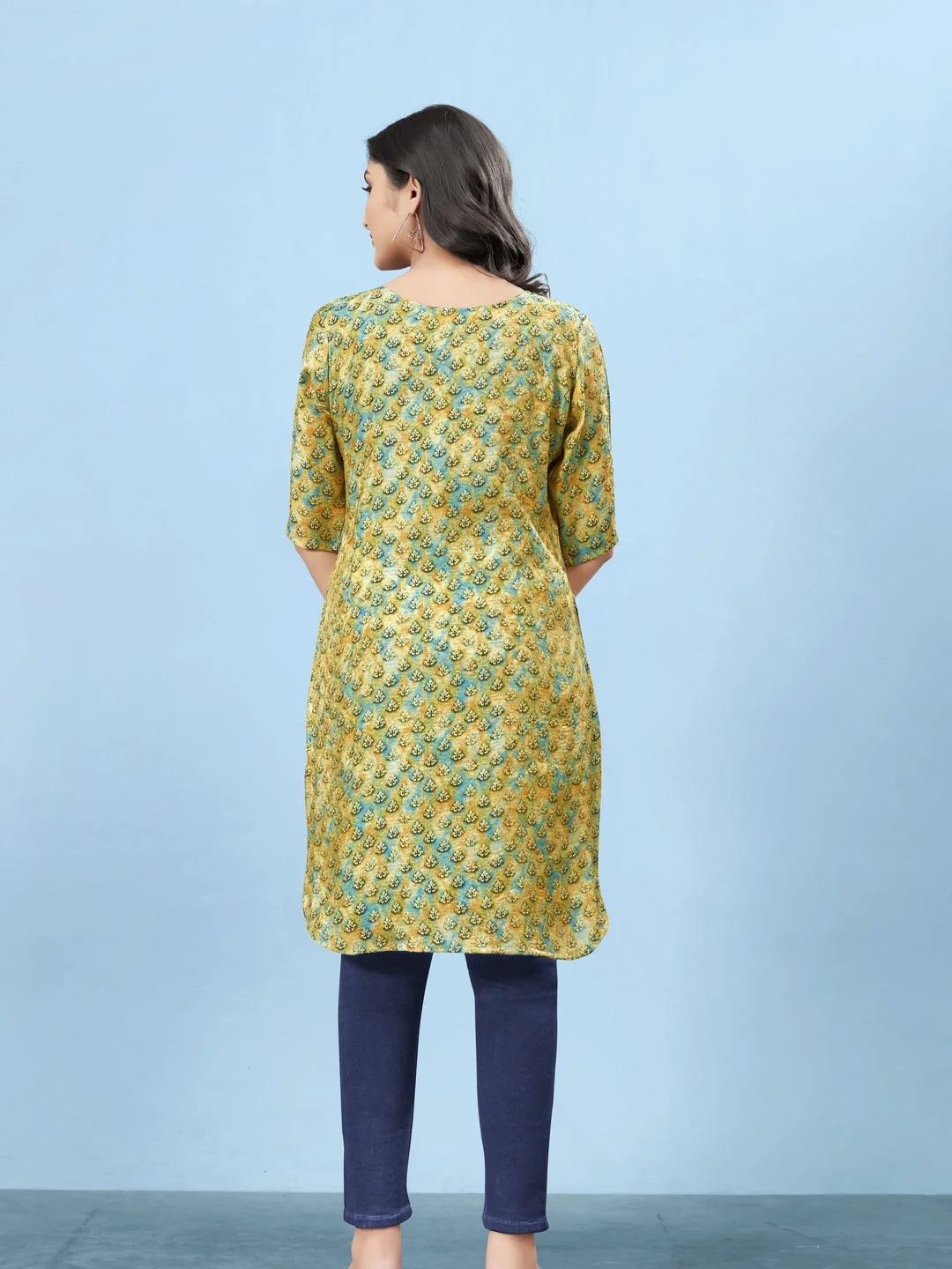 Silk Viscose with owen zari Digital Print with Inner