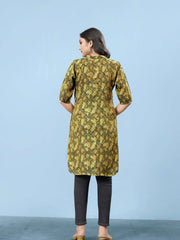 Silk Viscose with owen zari Digital Print with Inner-MLWSHKT8036MUL