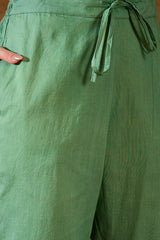 Blue Silk Blend Solid Woven Design Straight Kurta Trouser With Dupatta SKSKD3026