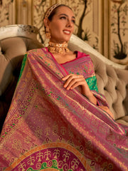 Yellow Woven Women Saree-SITA1006