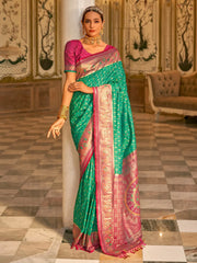 Yellow Woven Women Saree-SITA1006