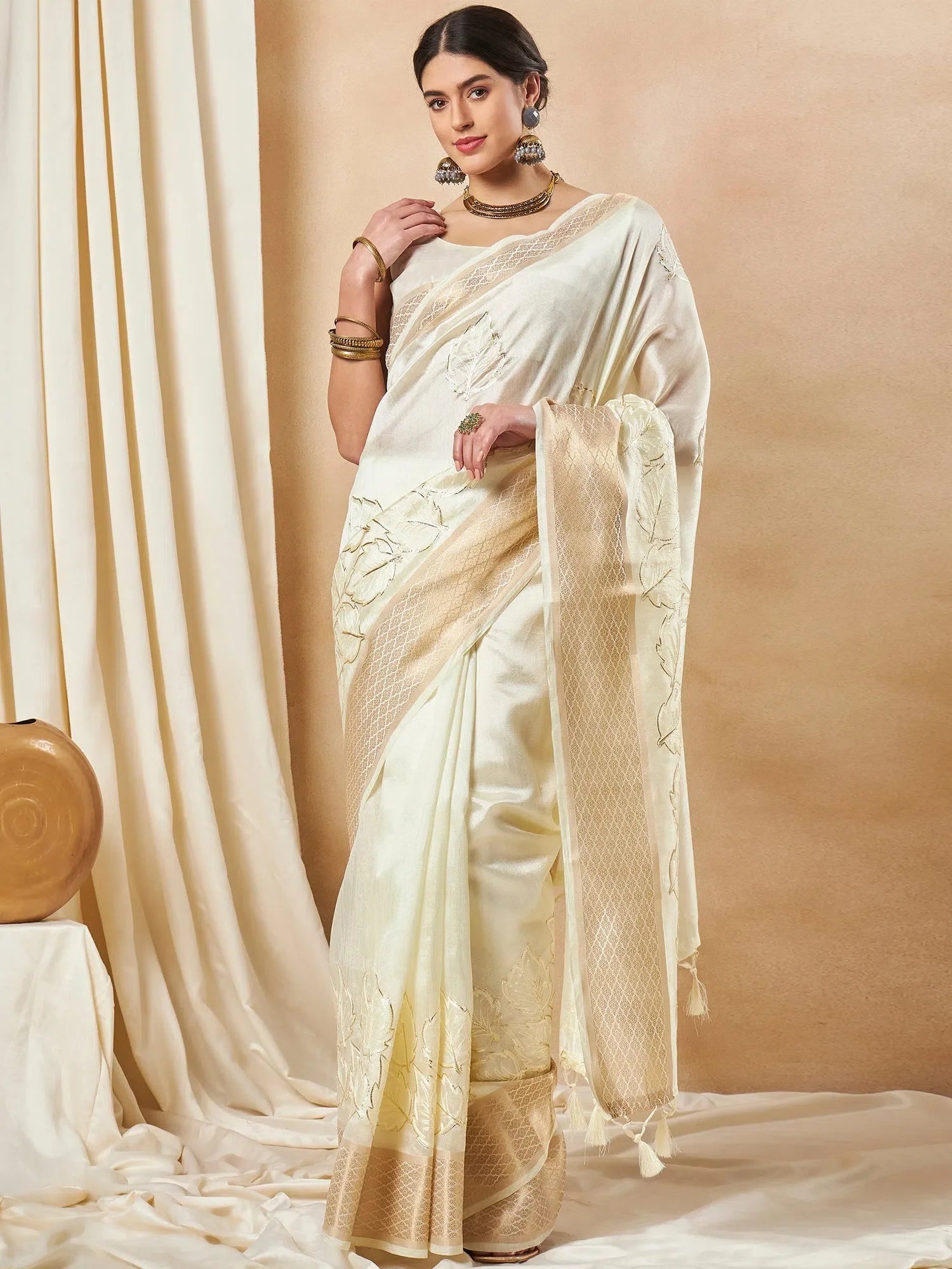 Lemon Yellow Cotton Saree - Indian Wedding Sarees & More