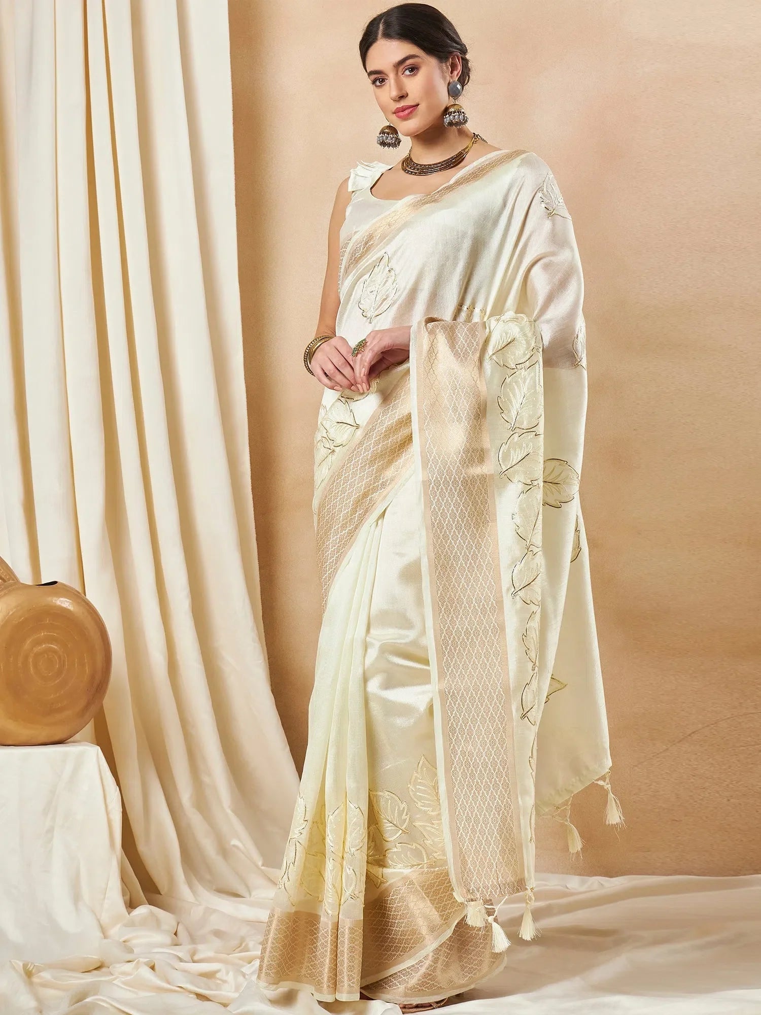 Lemon Yellow Cotton Saree - Indian Wedding Sarees & More