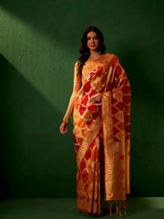 Womens Fashion Ethnic Multi Color Sarees-MLSHWSA1206MUL0ONE