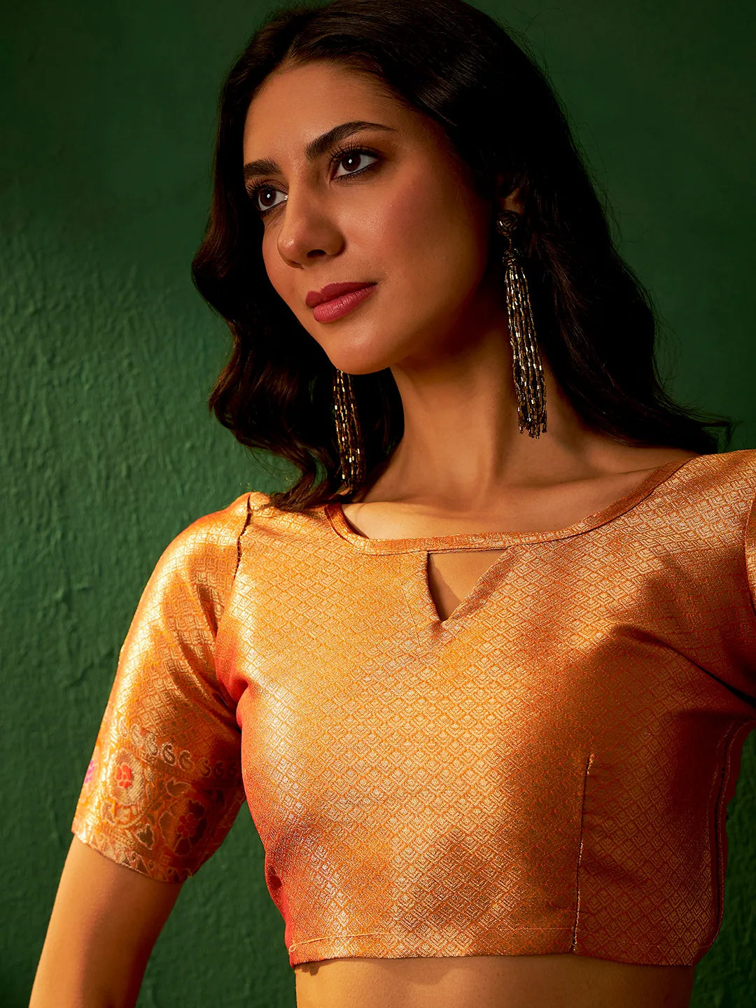 Multicolor Organza Saree | Designer Sarees India