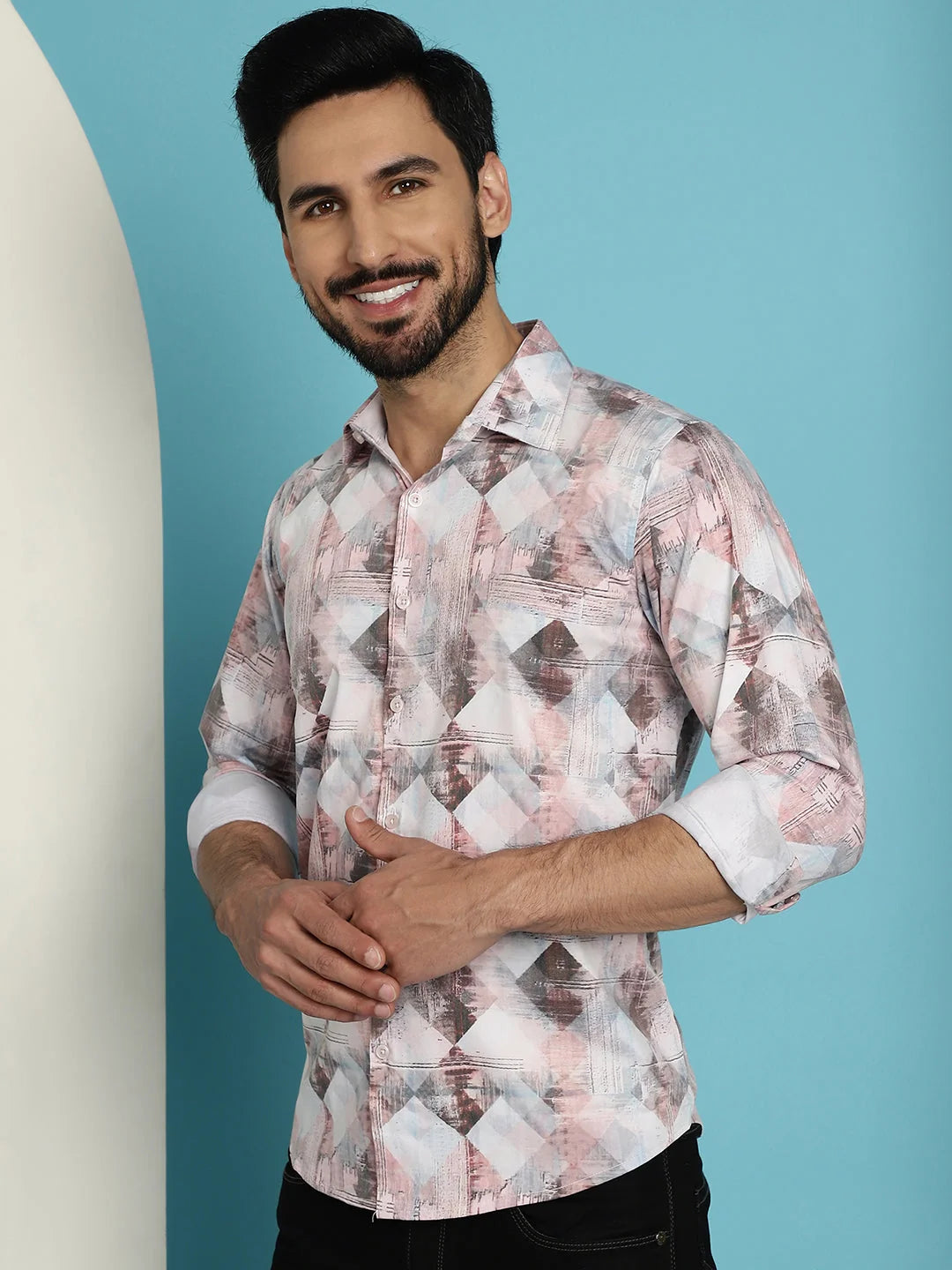 Printed Mens Shirt - Cotton Casual Shirts for Men | [Brand]
