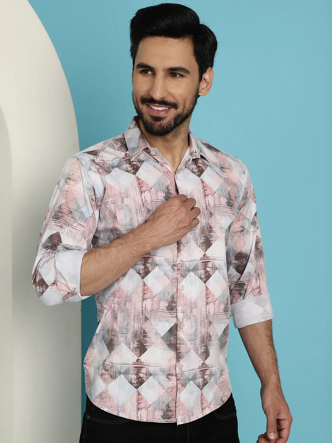 Printed Mens Shirt - Cotton Casual Shirts for Men | [Brand]
