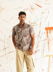 Men's Printed Formal Brand Shirt
