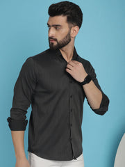 Woven Design Casual Shirt-SF-905